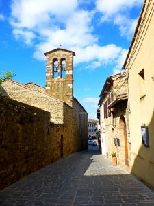 Le village de Montalcino, Toscane