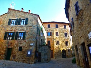 Le village médiéval de Monticchiello, Toscane